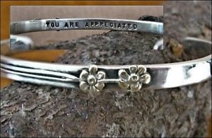 Image of "You are Appreciated" Sterling Bracelet
