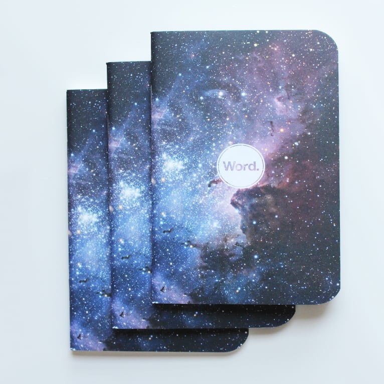 Image of Word. Notebooks - Intergalactic