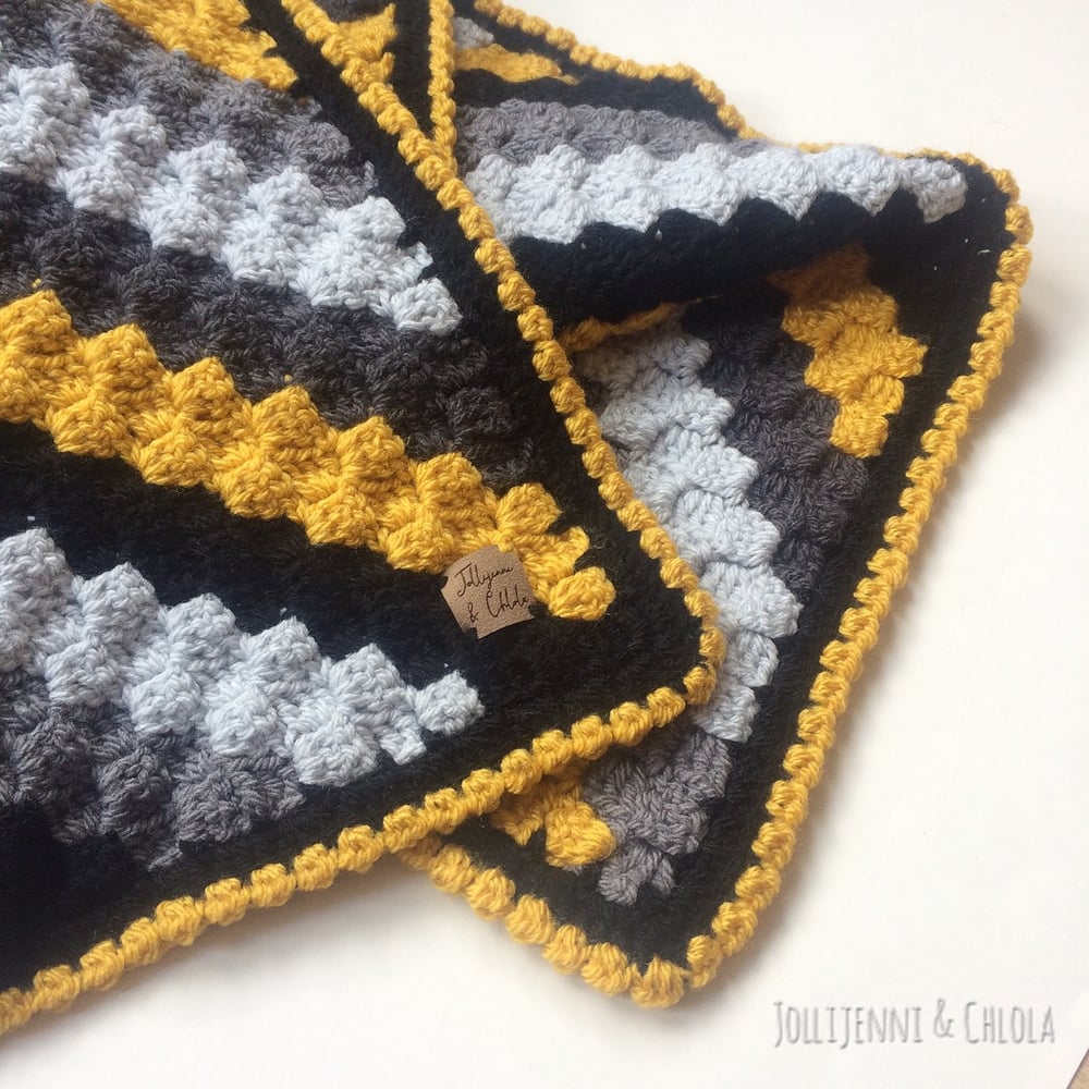 Image of Chunky Striped Pram Blanket