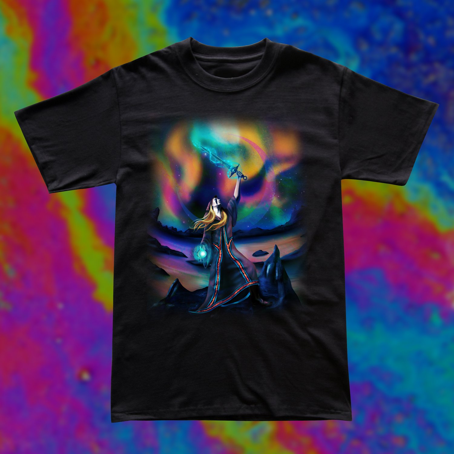 Image of Rainbow Sword T-shirt