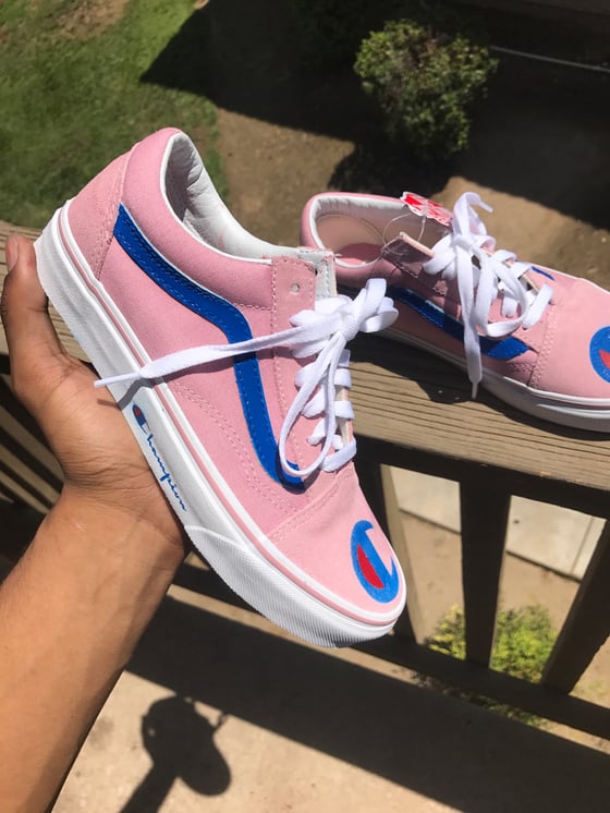 Image of Champion x old skool vans