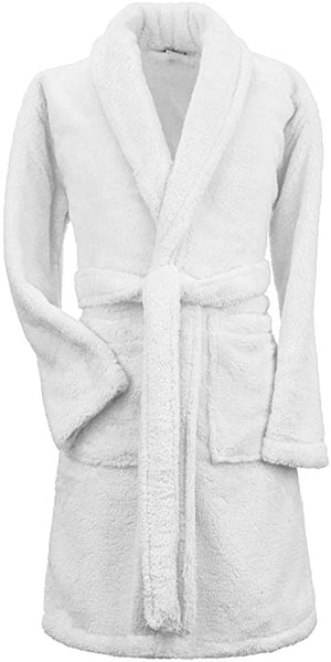 Image of Womens Shawl Plush Robe