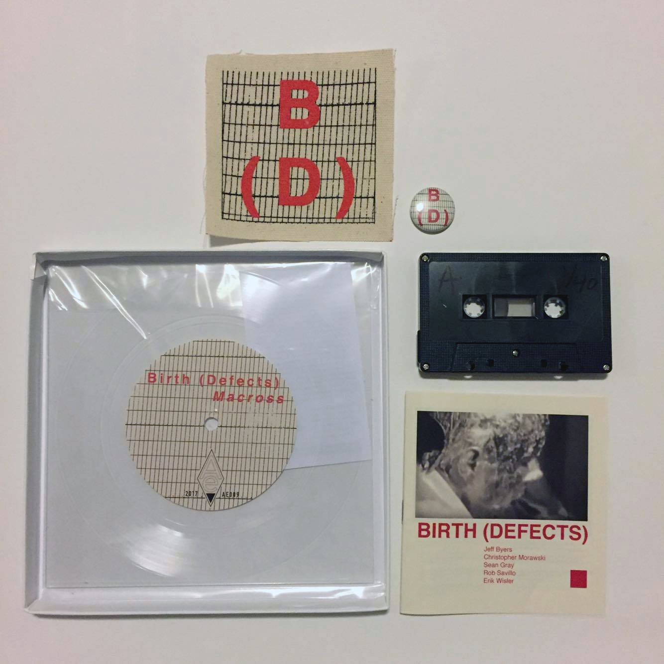 Image of BIRTH (DEFECTS) - "Dissimulate" / 7" Lathe + Cassette Box Set