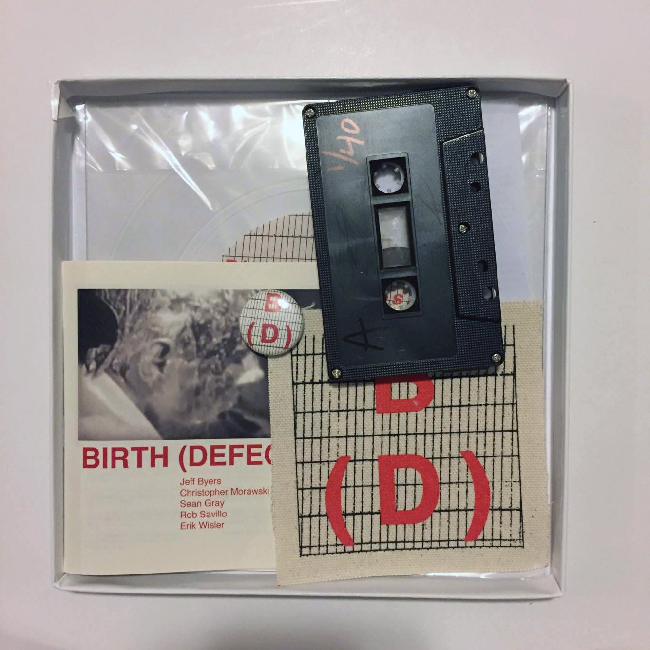 Image of BIRTH (DEFECTS) - "Dissimulate" / 7" Lathe + Cassette Box Set
