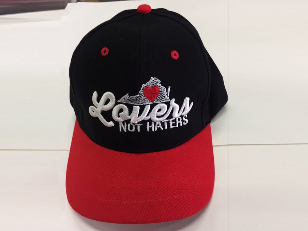 Image of Virginia Lovers not Haters 3D puff embroidered cap