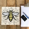 Manchester Worker Bee Mosaic by Amanda McCrann