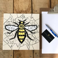 Image 1 of Manchester Worker Bee Mosaic by Amanda McCrann