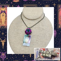 Image 1 of Capture Crystal + 'The Sun' Tarot Pendant