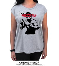 Image 1 of CH3 Ladies Fighter Tee Gray