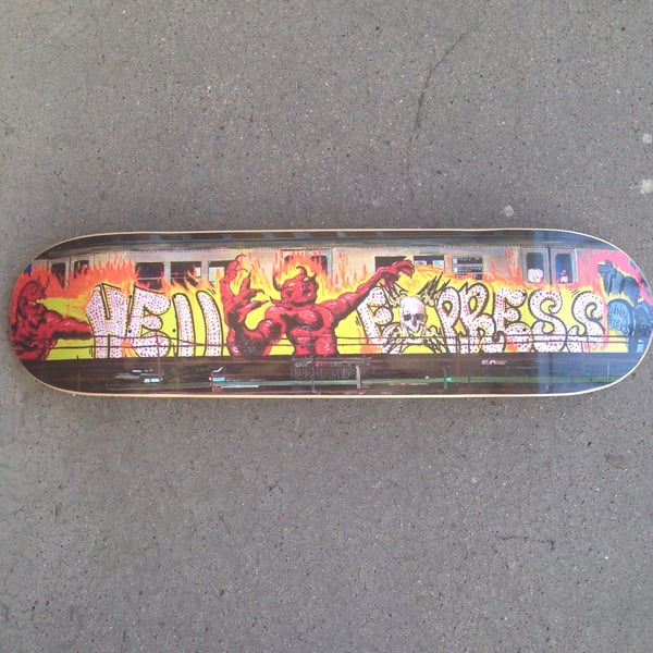 Image of HELL EXPRESS Horrific Skateboards  8” ...Ψ¨