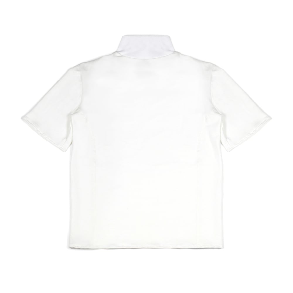 Image of High Neck Tee White