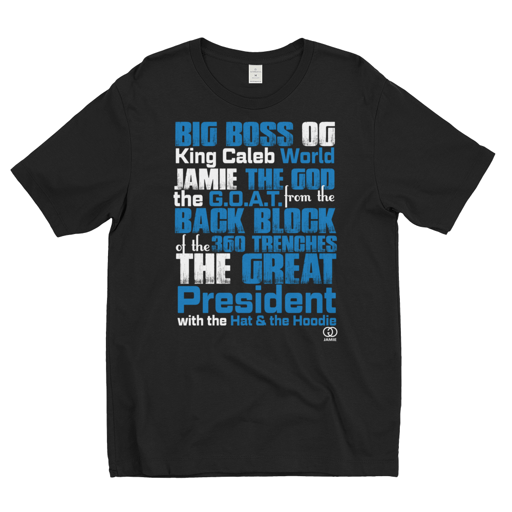 Image of OG Intro T-shirt (White & Blue)