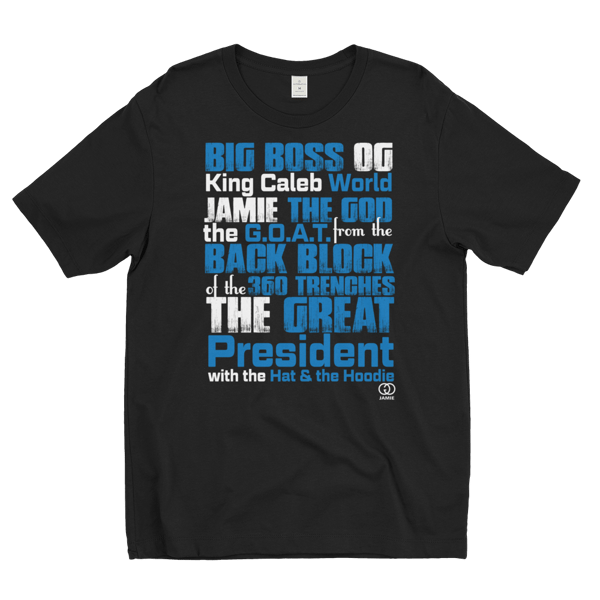 Image of OG Intro T-shirt (White & Blue)