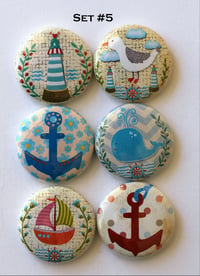 Image 5 of Nautical Themed  Flair Buttons