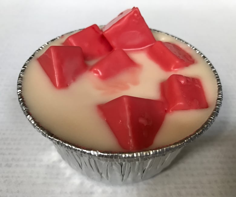 Image of Pomegranate/Creamsicle Cake Chunk Tarte