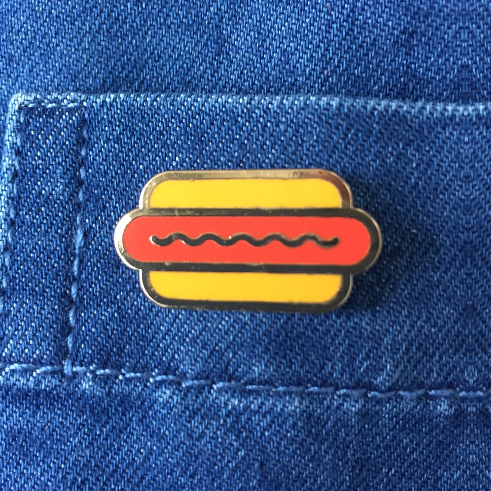 Image of Hotdog Enamel Pin