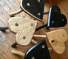 Handcrafted Heart Stool