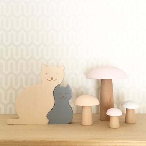 Image of Puzzle Chat gris
