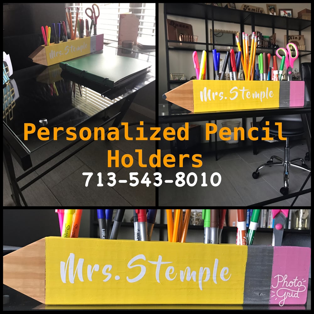 Image of Personalized Pencil Holders