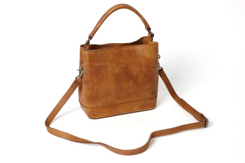 Image of Handmade Full Grain Leather Hobo Bag, Women Designer Handbags, Tote Bag WF82