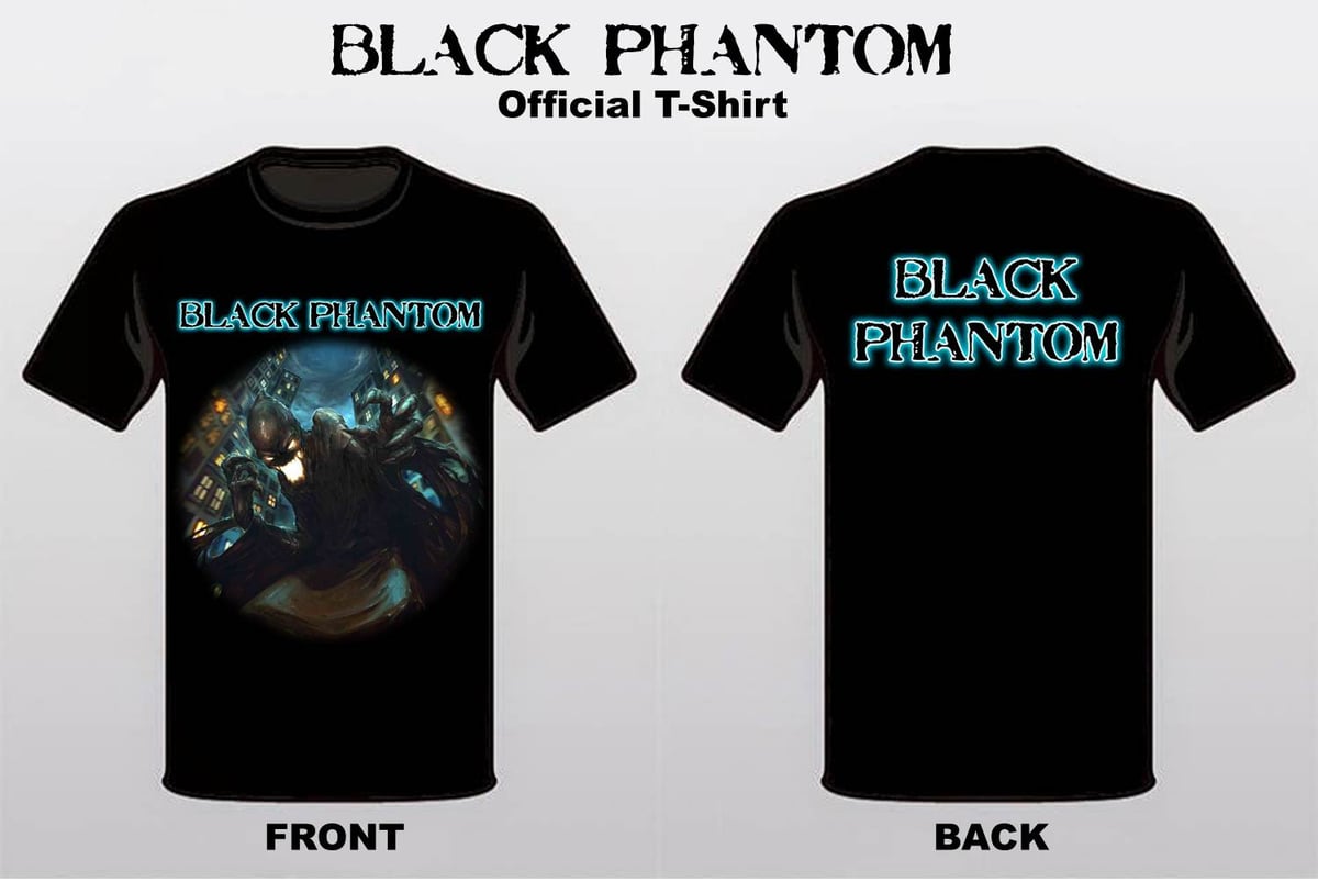 Black Phantom T-shirt (2-side print) | Black Phantom