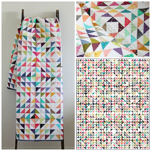 Image of Confetti Quilt using Ombre Fabric PDF FILE