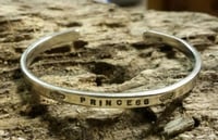 "Princess" sterling cuff