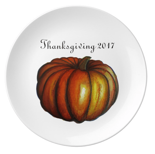 Image of Thanksgiving 2017 Commemorative Plate