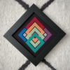 Geometric Diamonds Cross Stitch PDF Pattern