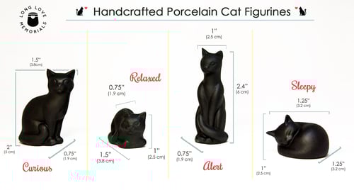 Image of Orange Tabby Cat Figurine