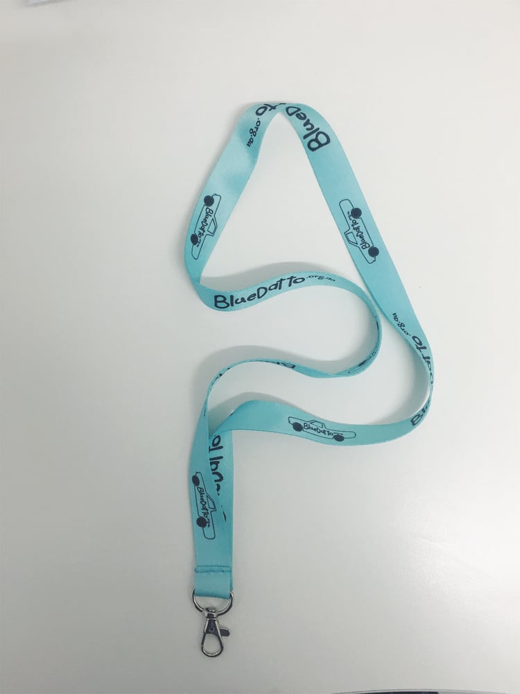 Image of Blue Datto Lanyards