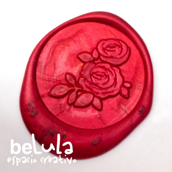 Image of Sello de lacre: Rosas