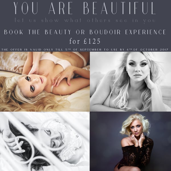 Image of You Are Beautiful! The beauty or boudoir experience.