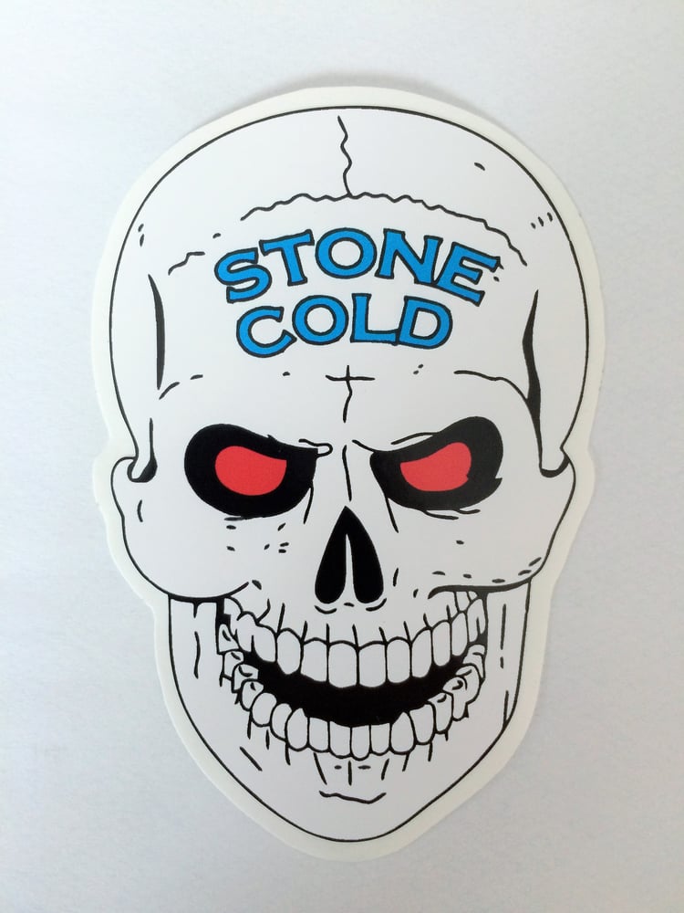 Image of Smoking Skull Sticker