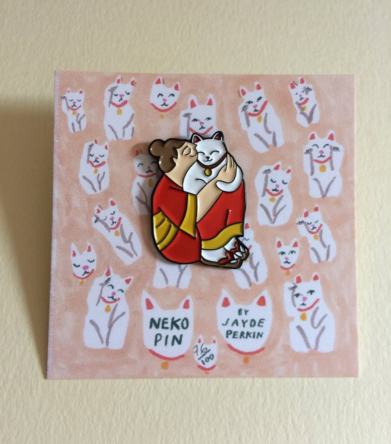 Image of Neko enamel pin