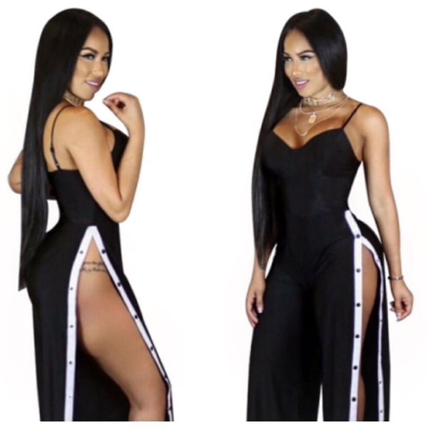 Image of Lovely button up/down pants Jumpsuits
