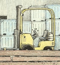 Image 2 of Cannery Dock No 1 13" x 18"