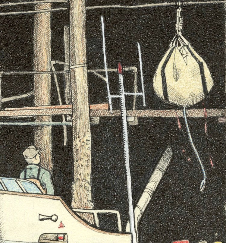 Cannery Dock No 1 13" x 18"
