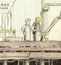 Image 4 of Cannery Dock No 1 13" x 18"