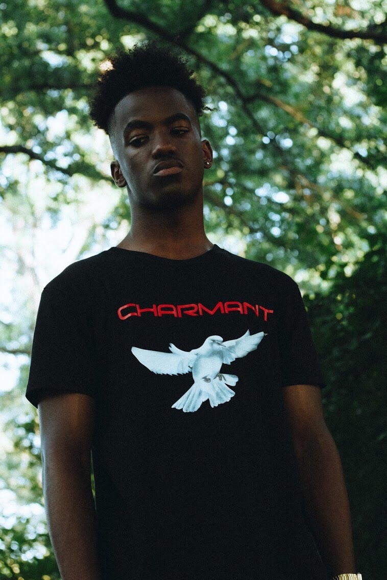 Image of CHARMANT"Dove" Basic Tee