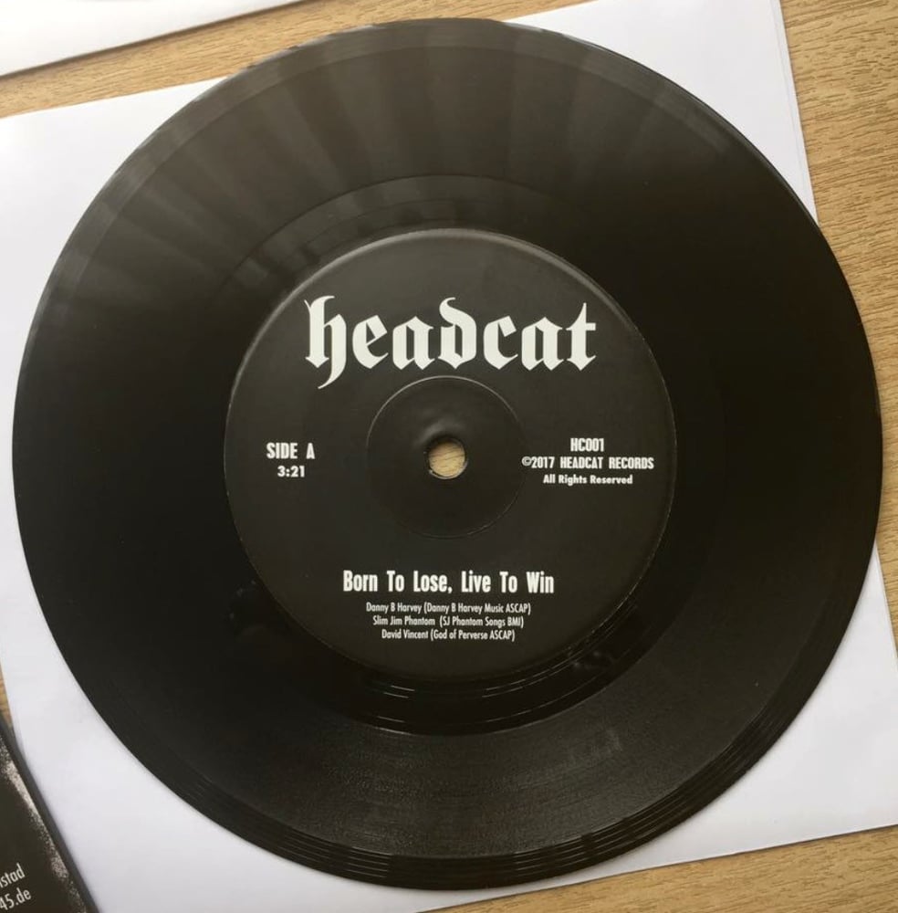 Image of HEADCAT Limited-Edition Release on 7” Black Vinyl