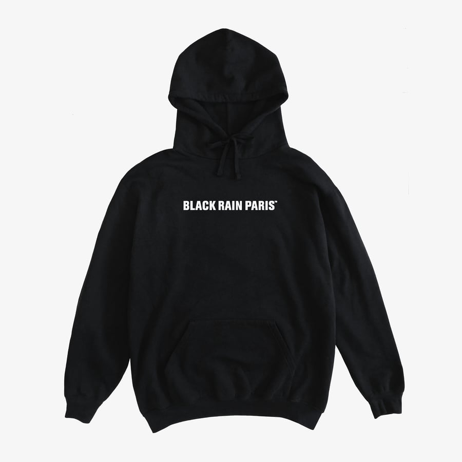 Image of BLACK RAIN PARIS — LOGO HOODY