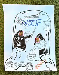 Image 3 of Halloween Tomb Series - Original Drawings ($30 USD)