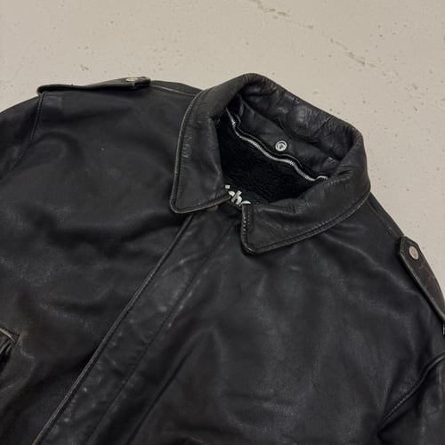 Image of 1990s Schott Leather Jacket, Size Large