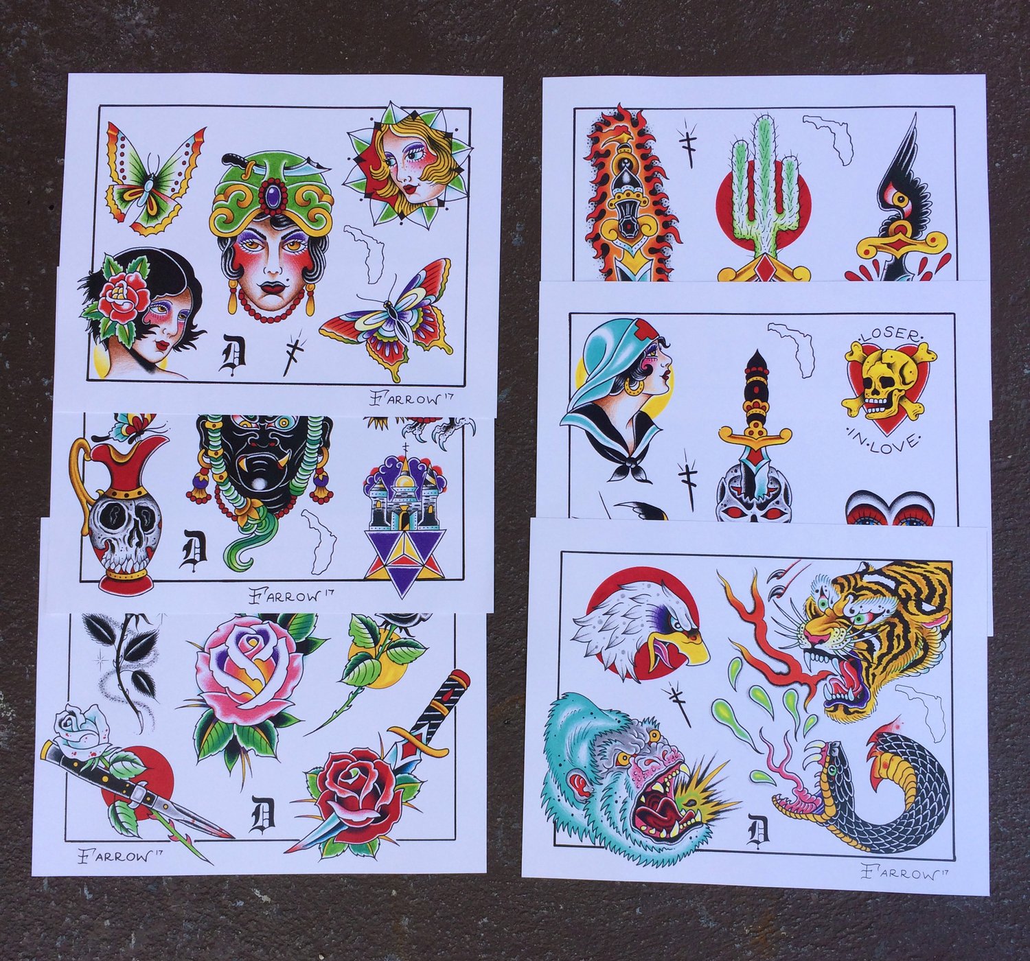 Image of Tattoo Flash Set