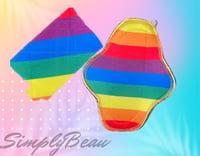 Image 1 of Rainbow Reusable Pad With Wrapper