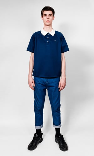 Image of Press Polo Navy