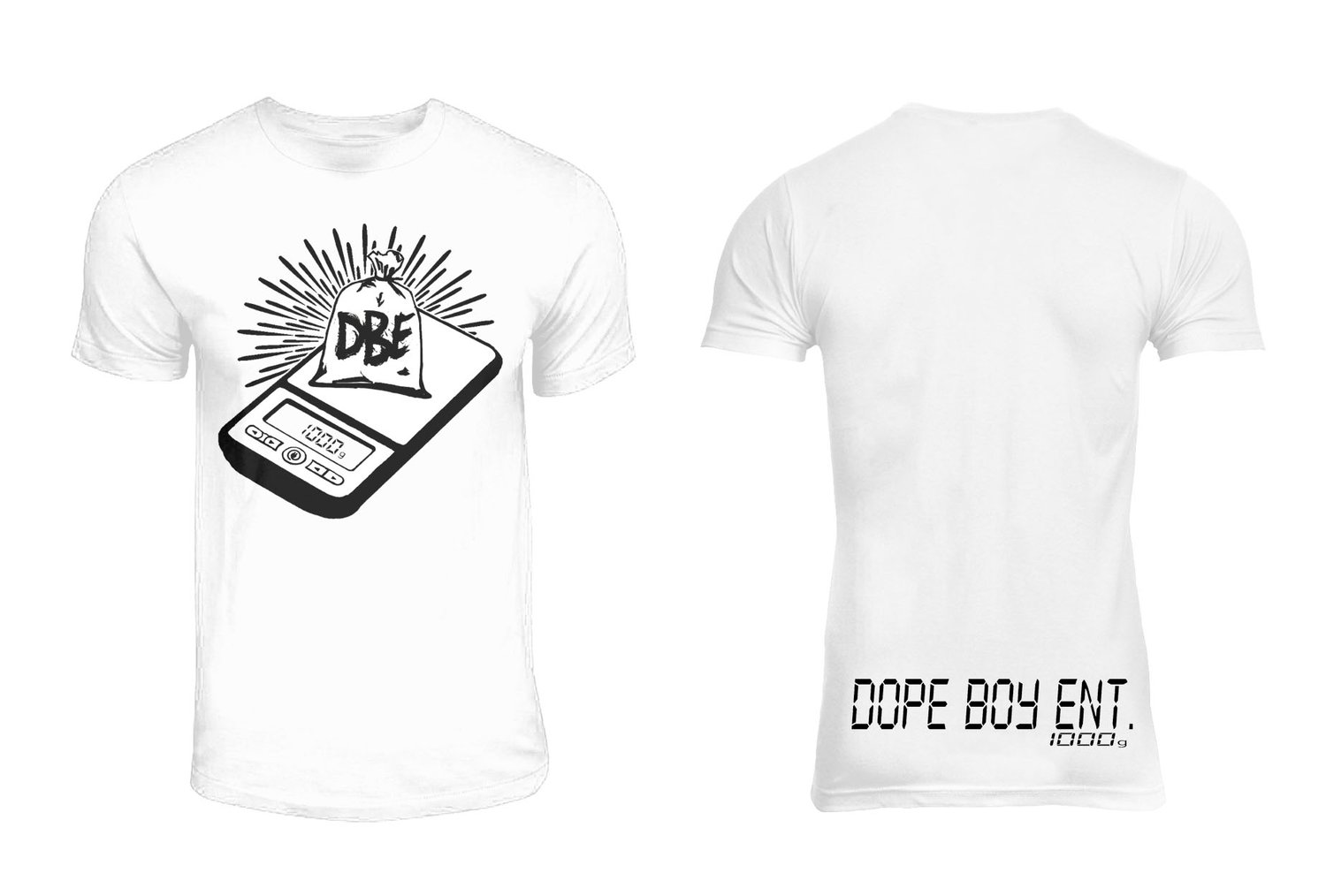 Image of ORIGINAL DB TEE - WHITE/BLK