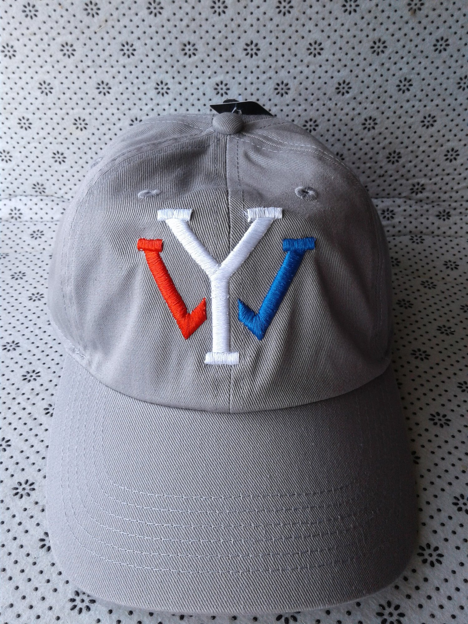 Image of Grey "YW" Dad Hat