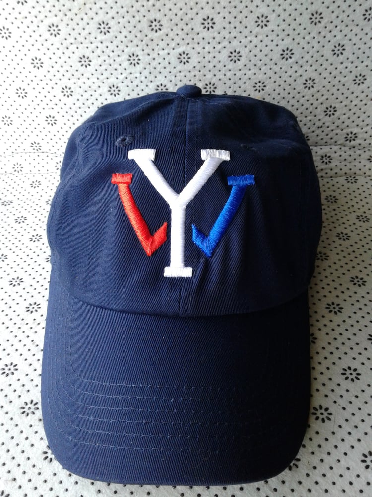 Image of Navy "YW" Dad Hat